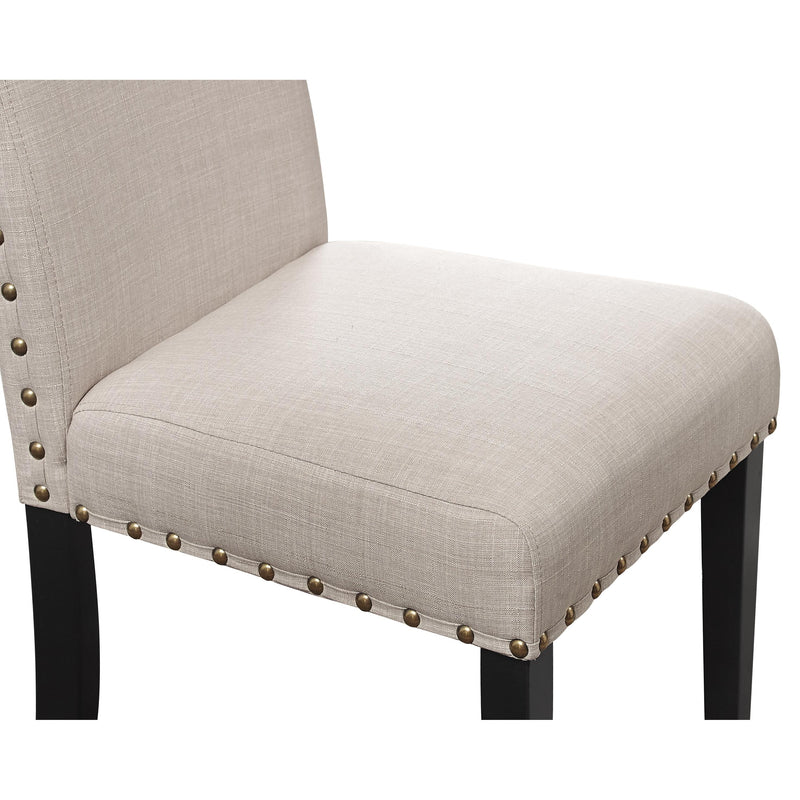 New Classic Furniture Crispin D162 Upholstered Dining Chair - Natural IMAGE 3