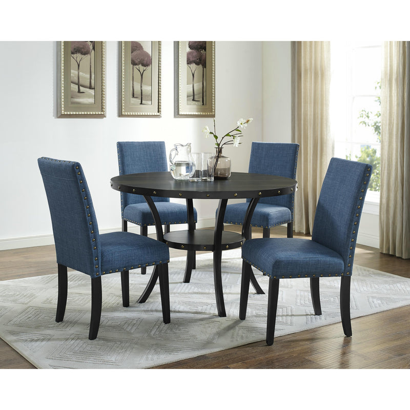 New Classic Furniture Crispin D162 Upholstered Dining Chair - Marine IMAGE 4