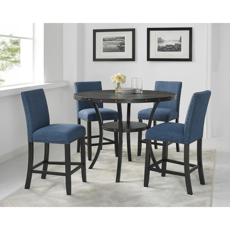 New Classic Furniture Crispin D162 Upholstered Counter Dining Chair - Marine IMAGE 4