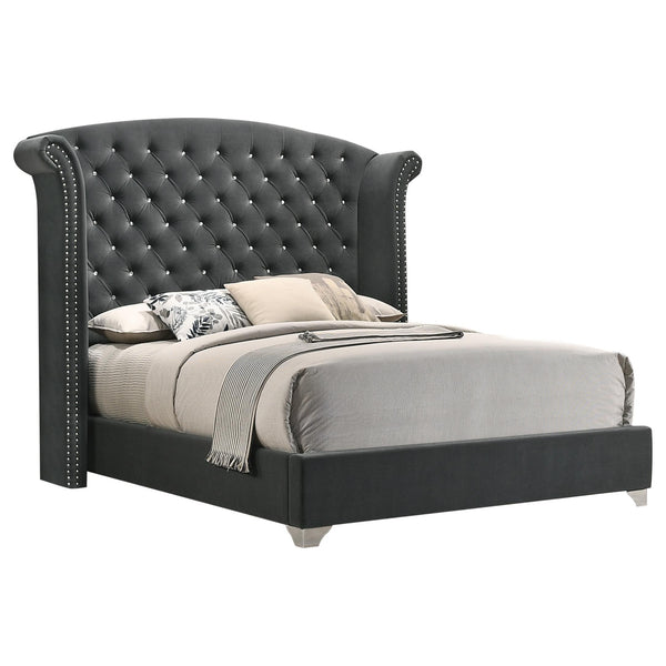 Coaster Furniture Melody 223381KW California King Upholstered Bed IMAGE 1