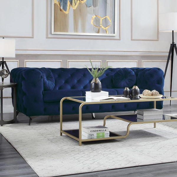 Acme Furniture Atronia 54900 Sofa - Blue IMAGE 1