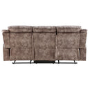 Acme Furniture Zubaida 55020 Glider Sofa - Two Tone Chocolate IMAGE 5