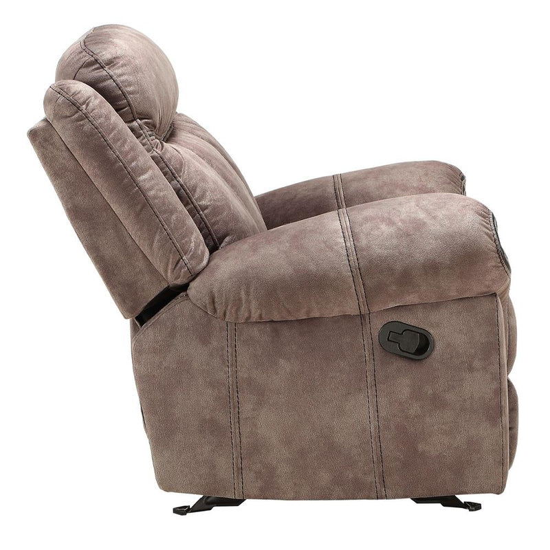 Acme Furniture Zubaida 55022 Glider Recliner - Two Tone Chocolate IMAGE 4