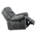 Acme Furniture Zubaida 55027 Glider Recliner - Two Tone Grey IMAGE 2