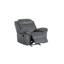 Acme Furniture Zubaida 55027 Glider Recliner - Two Tone Grey IMAGE 4