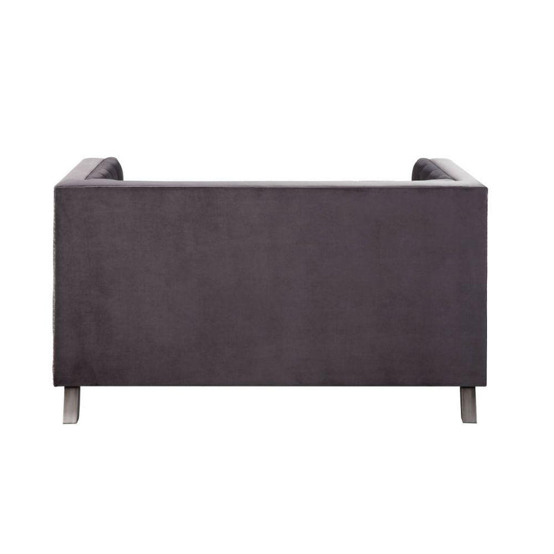 Acme Furniture Hegio 55266 Loveseat with 2 Pillows IMAGE 4