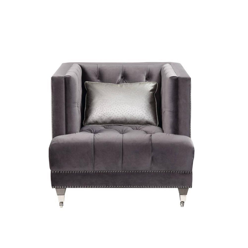 Acme Furniture Hegio 55267 Chair with 1 Pillow IMAGE 2