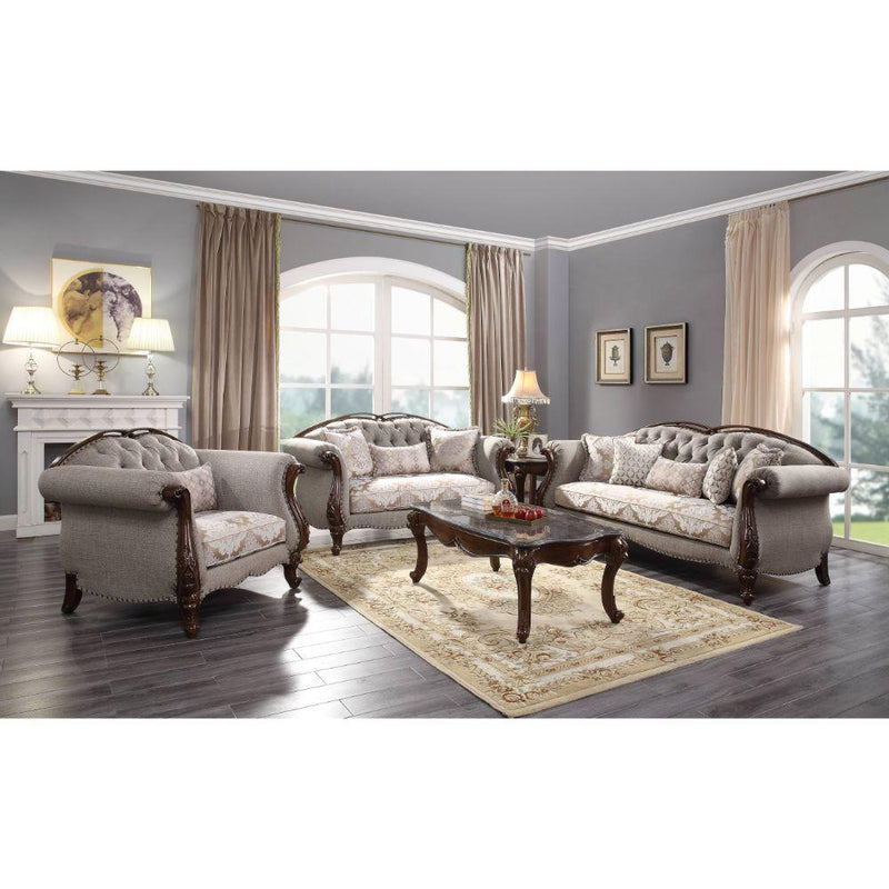 Acme Furniture Miyeon 55366 Loveseat with 3 Pillows IMAGE 6