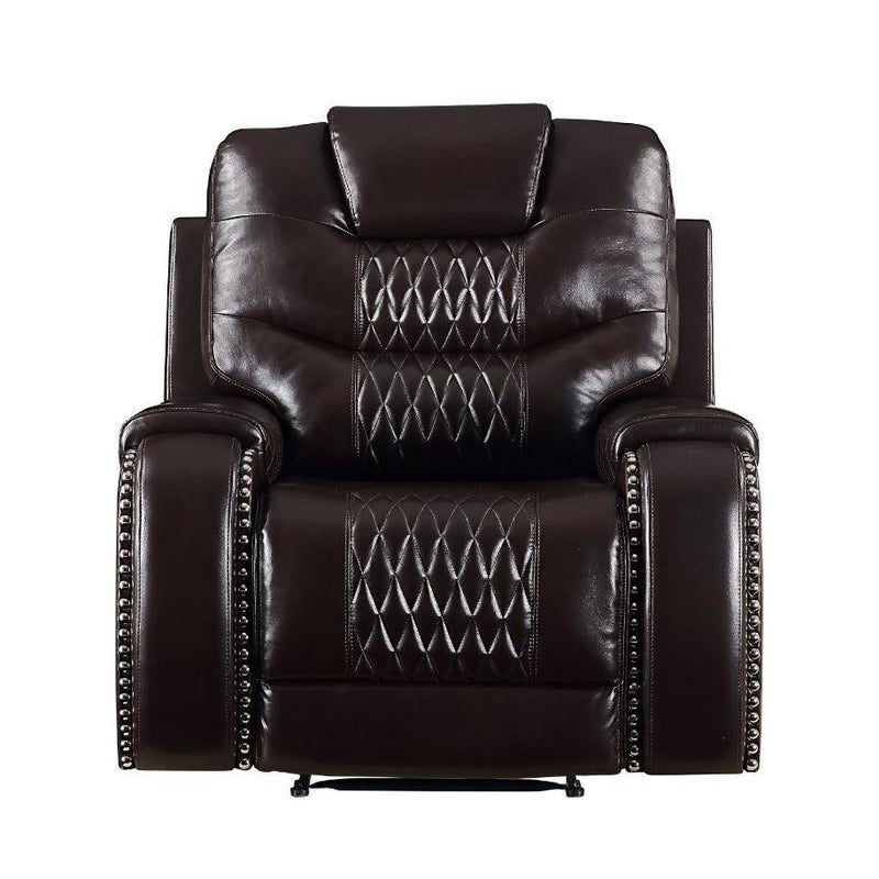 Acme Furniture Braylon 55418 Power Recliner - Brown IMAGE 1