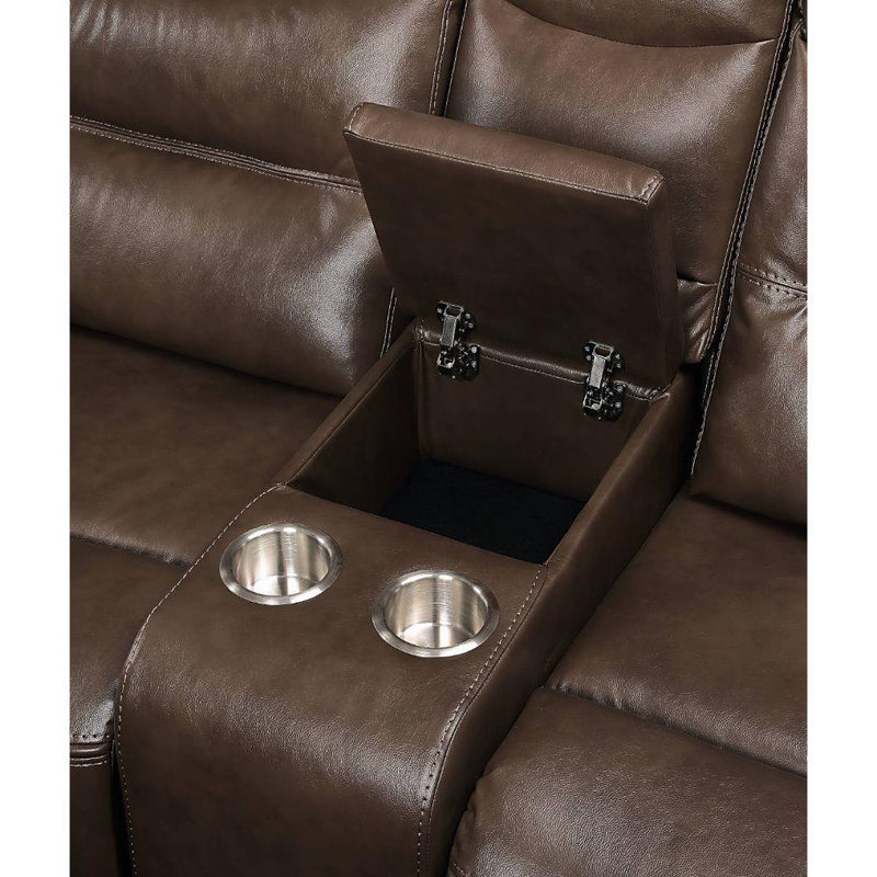 Acme Furniture Aashi 55420 Motion Sofa - Brown IMAGE 7