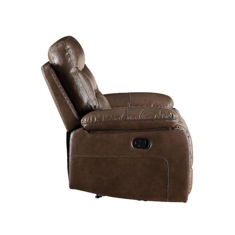 Acme Furniture Aashi 55421 Motion Loveseat with Console - Brown IMAGE 4