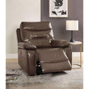 Acme Furniture Aashi 55423 Power Motion Recliner - Brown IMAGE 5