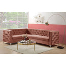 Acme Furniture Rhett 55505 Sectional Sofa - Dusty Pink IMAGE 10