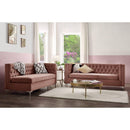 Acme Furniture Rhett 55505 Sectional Sofa - Dusty Pink IMAGE 11