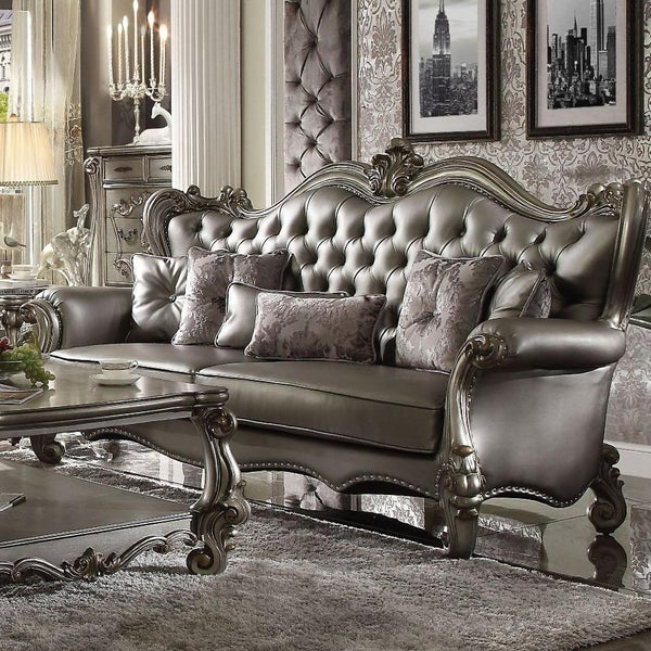 Acme Furniture Versailles 56820 Sofa with 6 Pillows IMAGE 1