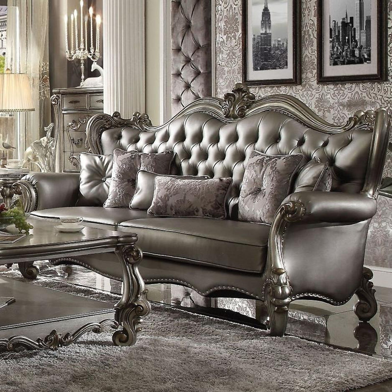 Acme Furniture Versailles 56820 Sofa with 6 Pillows IMAGE 1