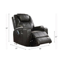 Acme Furniture Waterlily 59277 Motion Rocker Recliner with Swivel IMAGE 7