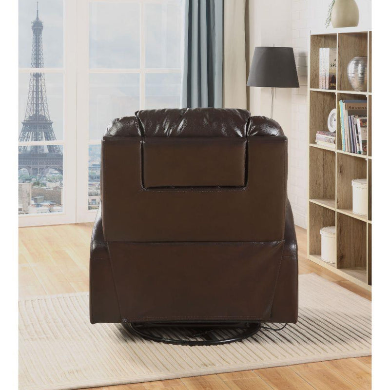 Acme Furniture Waterlily 59278 Rocker Recliner With Swivel - Brown IMAGE 5