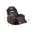 Acme Furniture Waterlily 59278 Motion Rocker Recliner with Swivel IMAGE 6