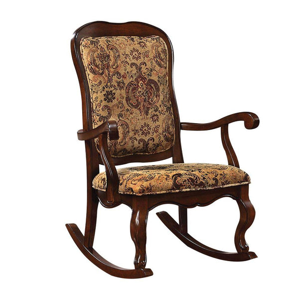 Acme Furniture Sharan 59390 Rocking Chair - Cherry IMAGE 1