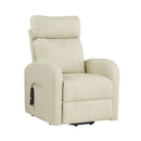 Acme Furniture Ricardo 59499 Ricardo Recliner With Power Lift - Beige IMAGE 1