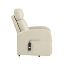 Acme Furniture Ricardo 59499 Ricardo Recliner With Power Lift - Beige IMAGE 3