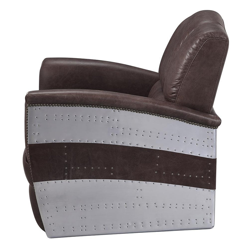 Acme Furniture Brancaster 59716 Accent Chair - Retro Brown IMAGE 4