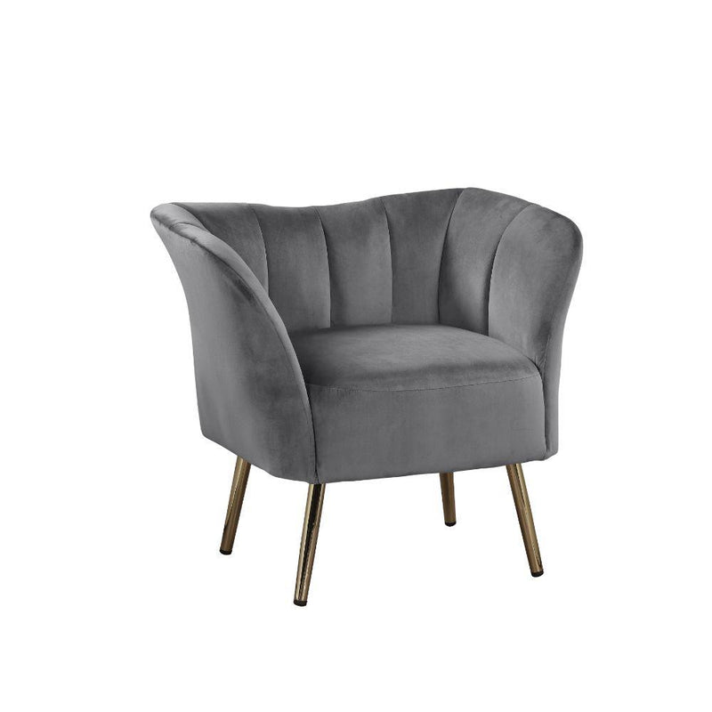 Acme Furniture Reese 59797 Accent Chair - Gray IMAGE 1