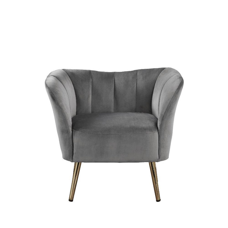 Acme Furniture Reese 59797 Accent Chair - Gray IMAGE 2