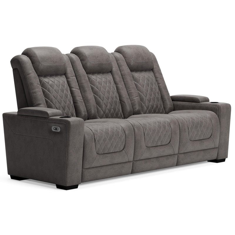  Signature Design by Ashley HyllMont 9300315 Power Reclining Sofa with Adjustable Headrest IMAGE 2
