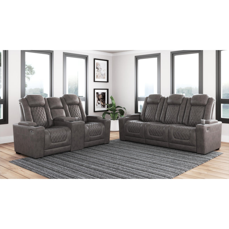 Signature Design by Ashley HyllMont 9300315 Power Reclining Sofa with Adjustable Headrest IMAGE 7