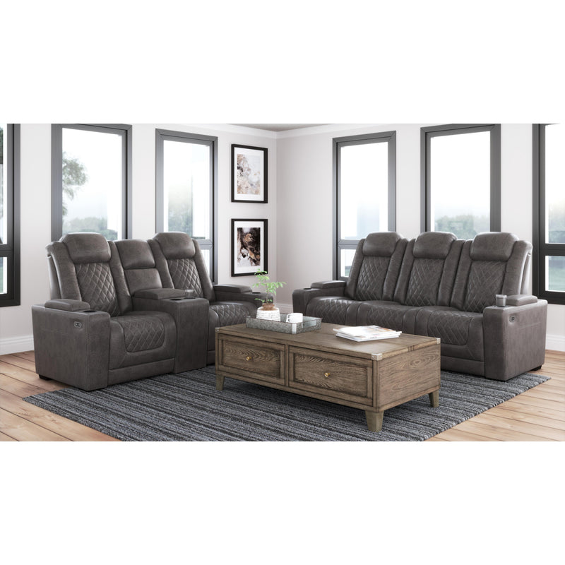  Signature Design by Ashley HyllMont 9300315 Power Reclining Sofa with Adjustable Headrest IMAGE 9