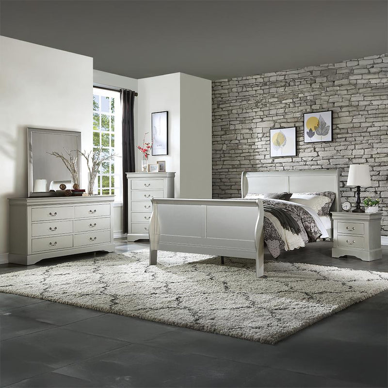 Acme Furniture Louis Philippe III 26697EK King Sleigh Bed IMAGE 5