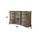 Acme Furniture Northville 26938 Dresser with Wooden Top IMAGE 3