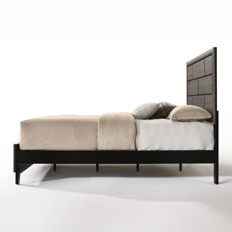 Acme Furniture Valdemar 27050Q Queen Panel Bed IMAGE 4