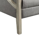  Elements International Hopkins UHK526102E Accent Chair - Charcoal/White Wash IMAGE 10