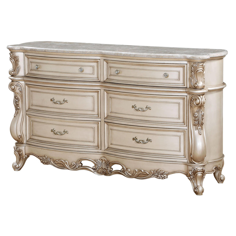 Acme Furniture Gorsedd 27445 Dresser with Marble Top IMAGE 2