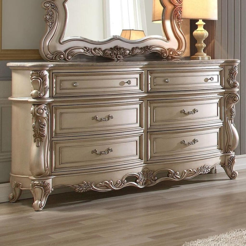 Acme Furniture Gorsedd 27445 Dresser with Marble Top IMAGE 7