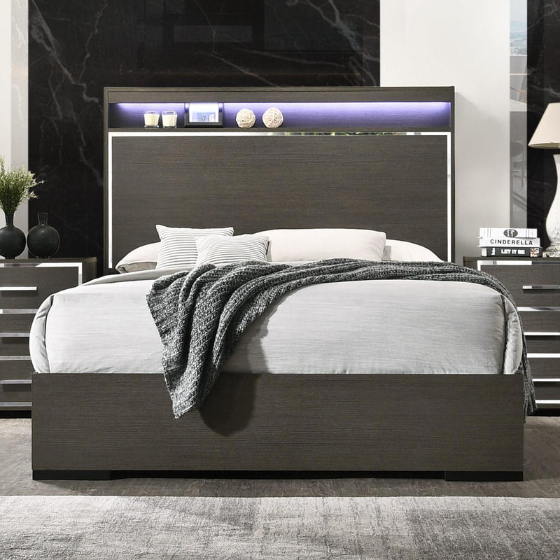 Acme Furniture Escher 27647EK King Bed with LED Light IMAGE 6