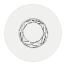  Elements International Merlin CDML100DTTB Round Dining Table IMAGE 2