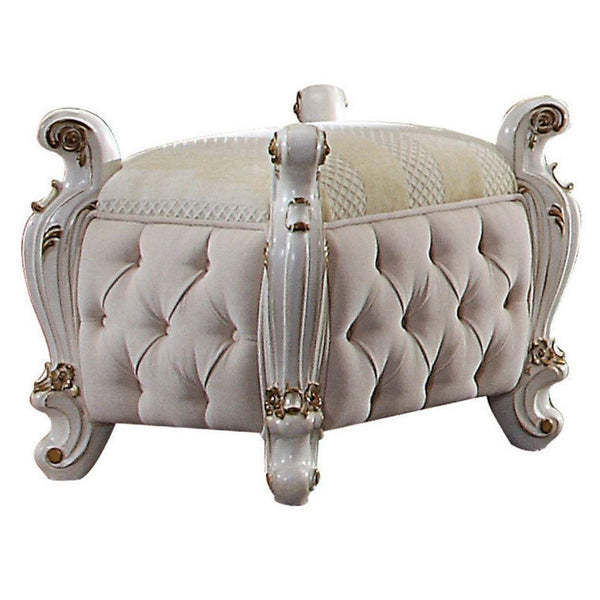 Acme Furniture Picardy 27885 Vanity Stool IMAGE 1