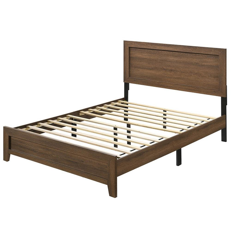 Acme Furniture Miquell 28047EK King Bed - Oak IMAGE 2