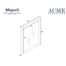 Acme Furniture Miquell 28044 Mirror IMAGE 1