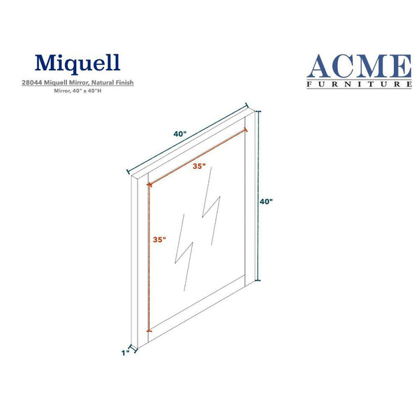 Acme Furniture Miquell 28044 Mirror IMAGE 1