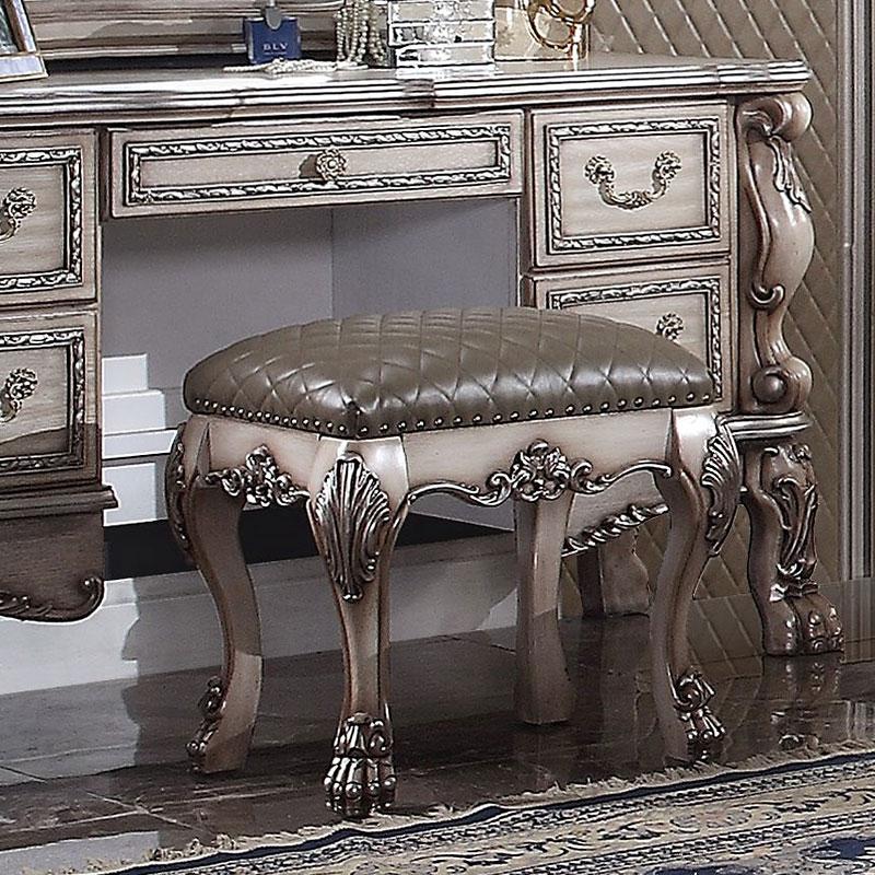 Acme Furniture Dresden 28195 Vanity Stool IMAGE 4