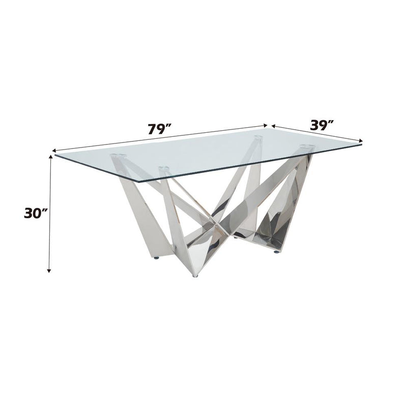 Acme Furniture Dekel 70140 Dining Table IMAGE 6