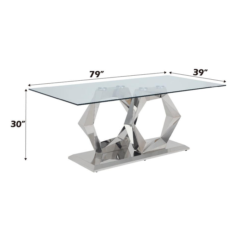 Acme Furniture Gianna 72470 Dining Table IMAGE 6