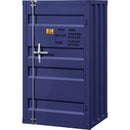 Acme Furniture Cargo 35940 Chest (Single Door) - Blue IMAGE 2