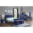 Acme Furniture Cargo 35940 Chest (Single Door) - Blue IMAGE 6