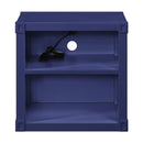 Acme Furniture Cargo 35937 Nightstand with USB Port - Blue IMAGE 3